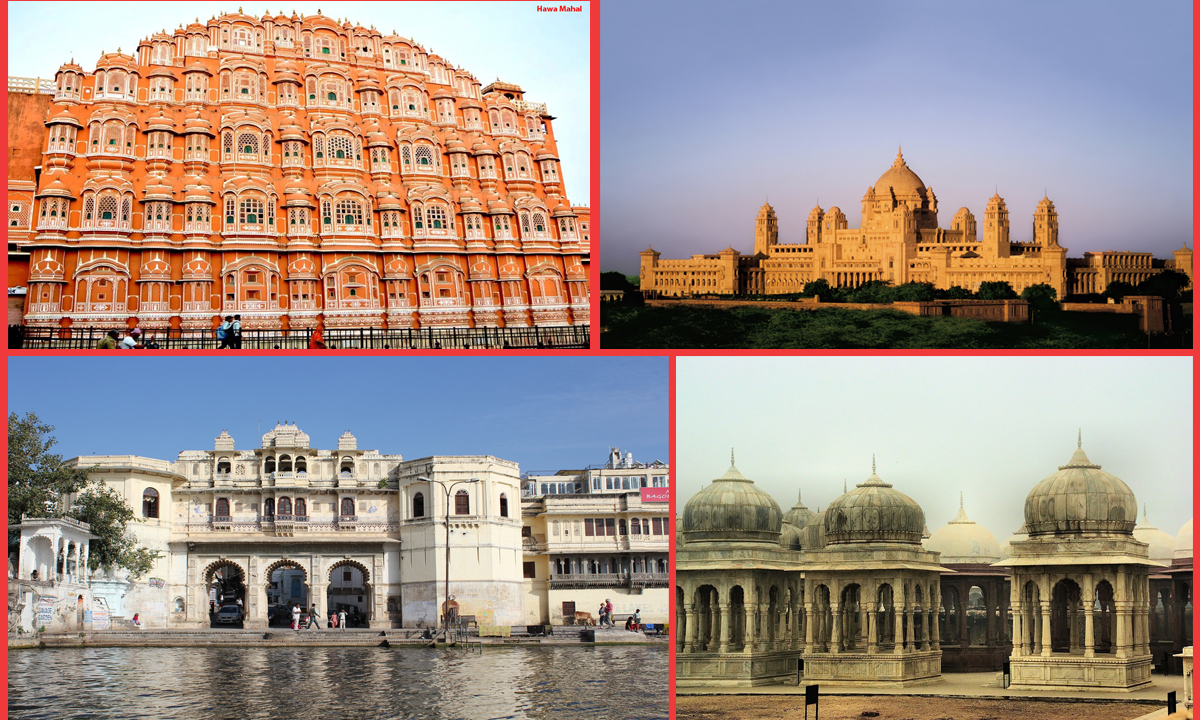 Jaipur-Jodhpur-Udaipur-Jaisalmer tour Packages